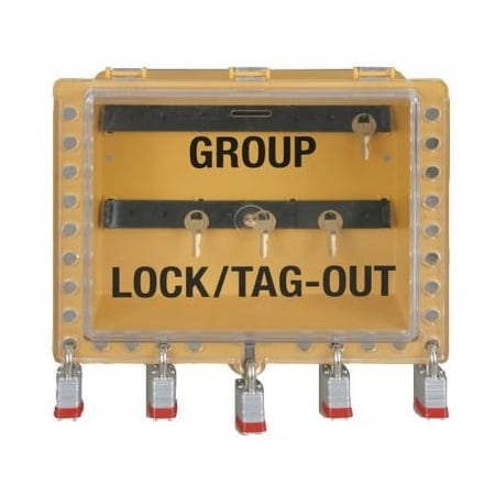 Accuform GROUP LOCKOUT VIEW BOXES STYLE SLIDE KCC633 KCC633